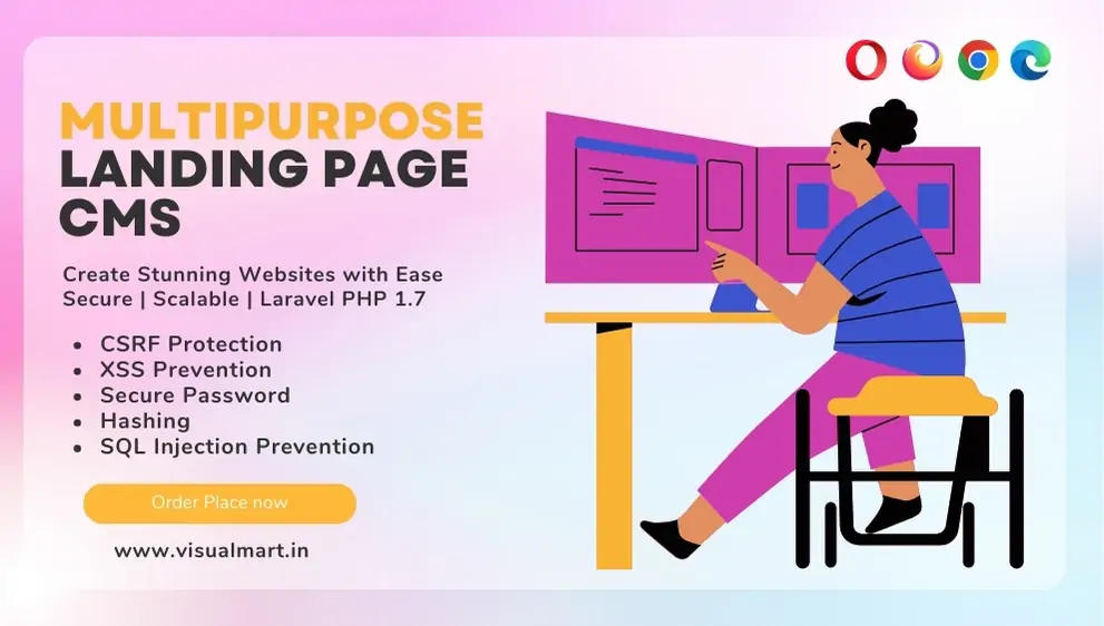 Multipurpose Landing page CMS
